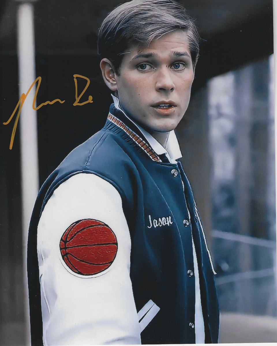 Mason Dye Signed in Orange Paint Pen Stranger Things Showmasters Comic Con Official Autograph Shop