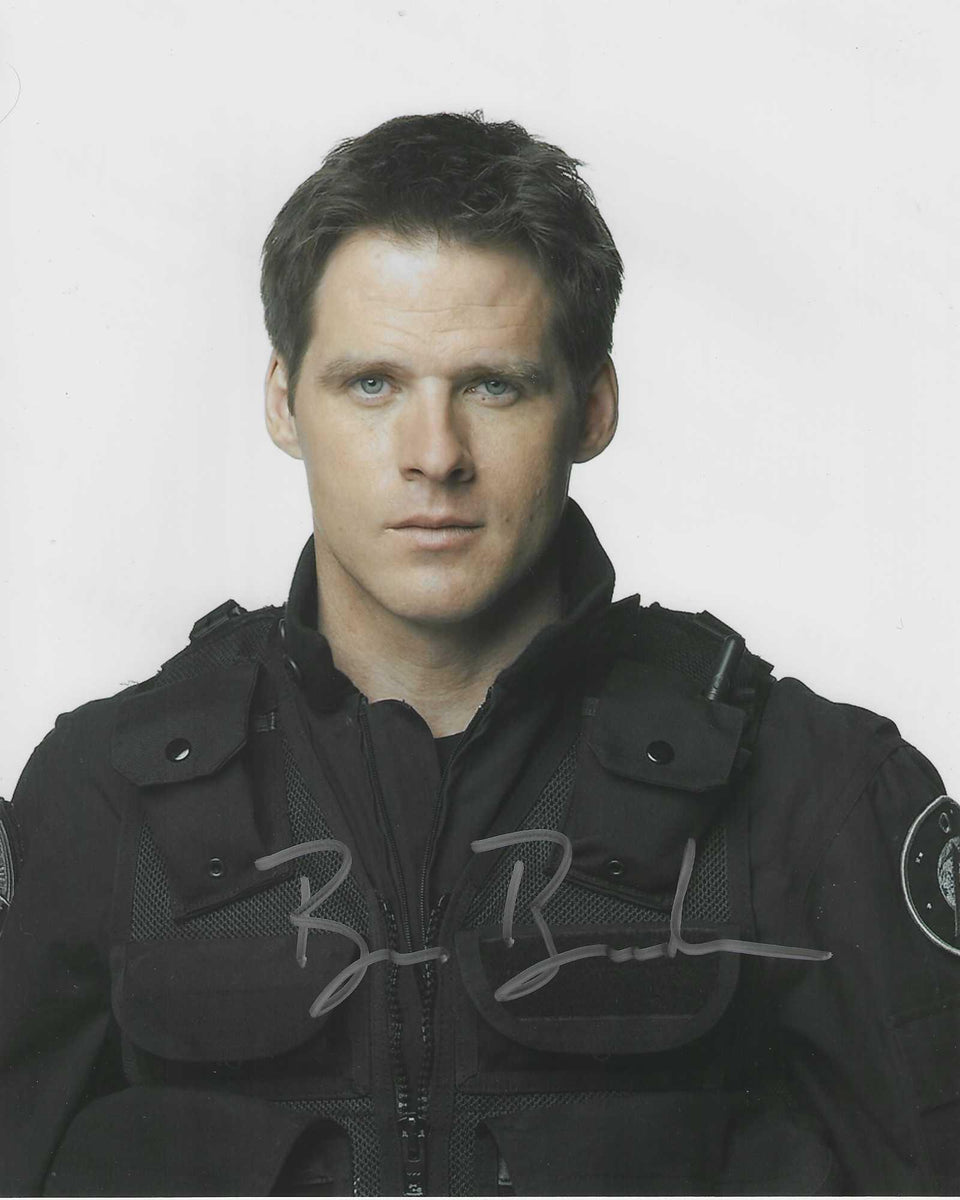 HWC Trading Ben Browder Stargate SG-1 - Regalos Enmarcados Impresos Con Autógrafo Firmado Para Fanáticos Del Programa De Televisión, Tamaño Carta De EE. UU