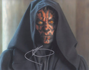 Ray Park 10x8 signed in SIlver Star Wars