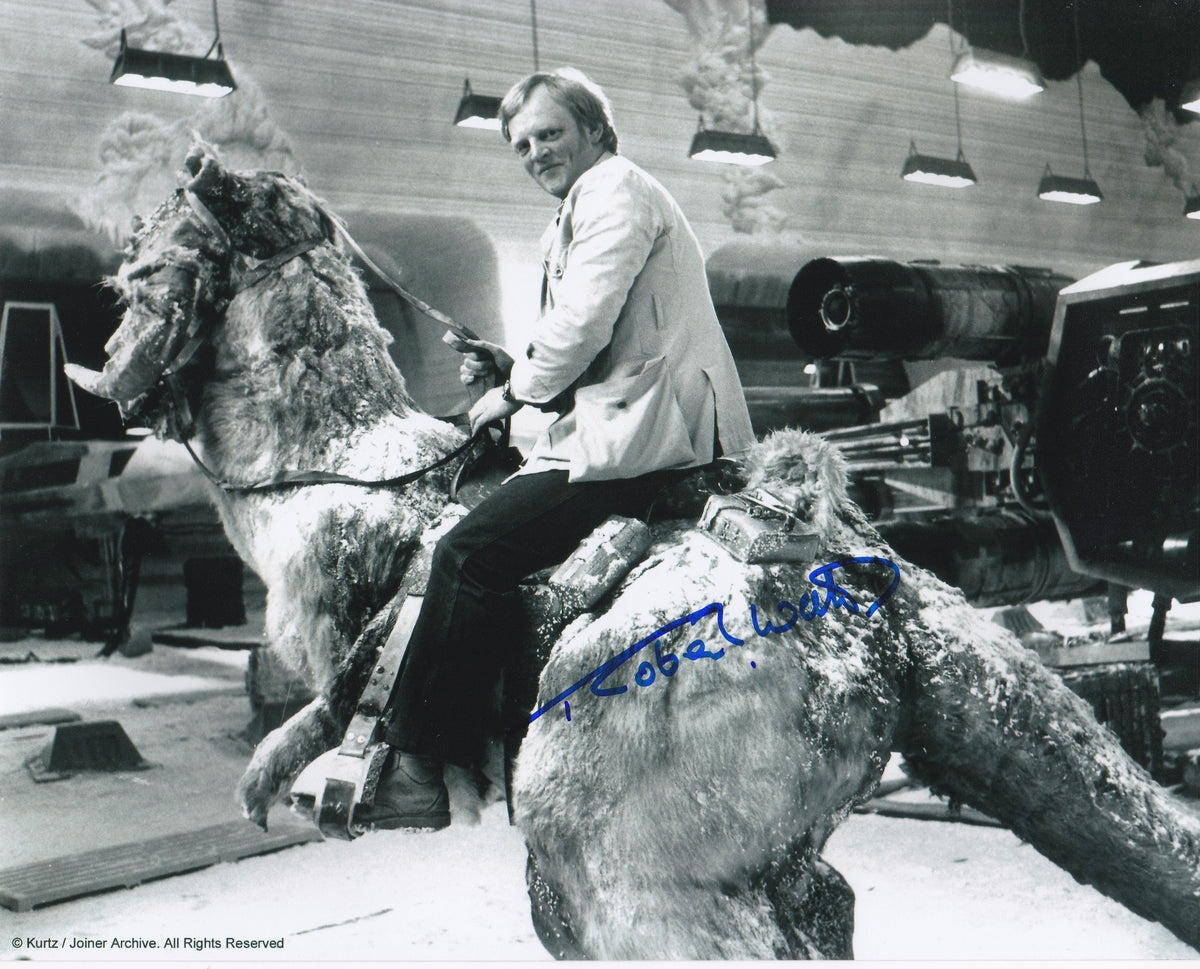 Robert Watts 10x8 signed in Blue Star Wars Showmasters Comic Con