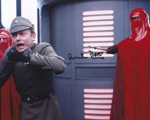 Quentin pierre 10x8 signed in Black Star Wars