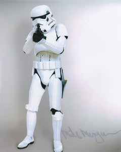 Mike Mungarvan 10x8 signed in Silver Star Wars