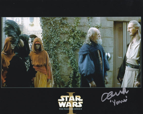 Candice Orwell 10x8 signed in Star Wars