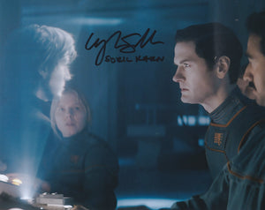 Kyle Soller 10x8 signed in black Star Wars