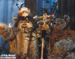 Mike Edmonds 10x8 signed in black Star Wars Return of the Jedi Celebration Image