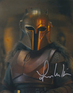 Lauren Mary Kim 10x8 signed in Silver Star Wars Mandalorian