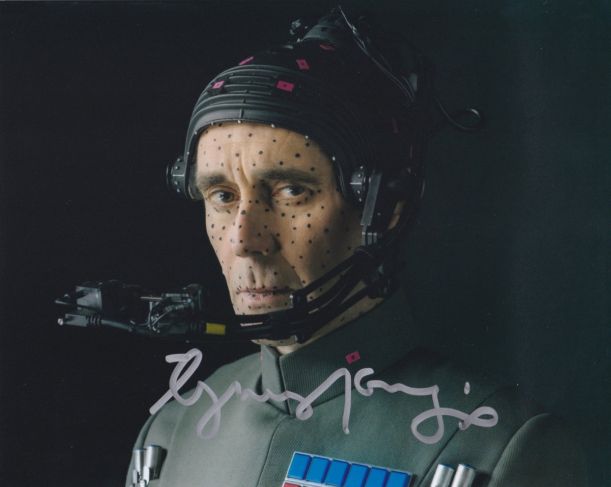 Guy Henry 10x8 signed in Silver Rogue One Showmasters Comic Con Guy Henry 10x8 signed in Silver Rogue One Showmasters Comic Con