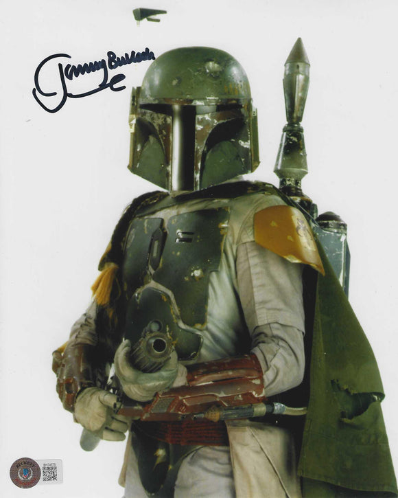 Jeremy Bulloch 10X8 Signed In Black Star Wars With Beckett