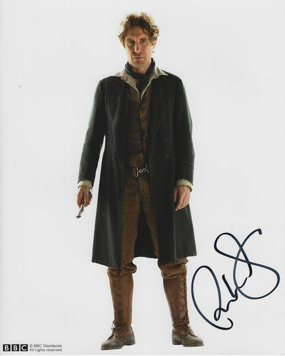 Paul McGann 10x8 signed in Black Doctor Who