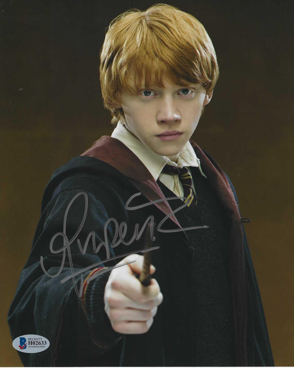 Rupert Grint 10X8 Signed In Silver Harry Potter