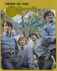 Mickey Dolenz 10X8 Signed In Blue The Monkees