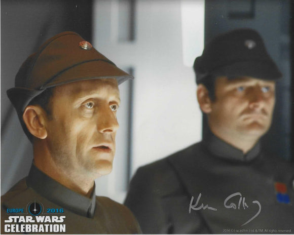 Ken Colley 10X8 Signed In Silver Star Wars