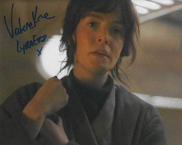 Valene Kane Signed In Blue Star wars Rogue one