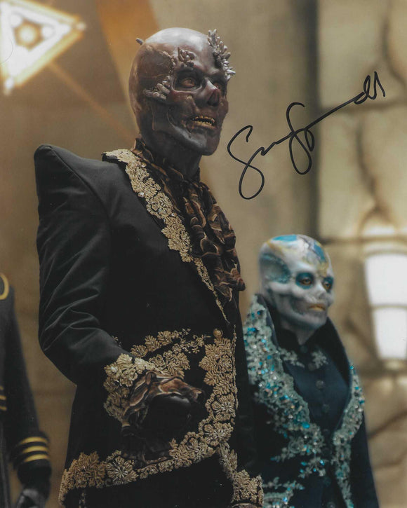 Sam Spurall 10x8 signed in Black Doctor Who