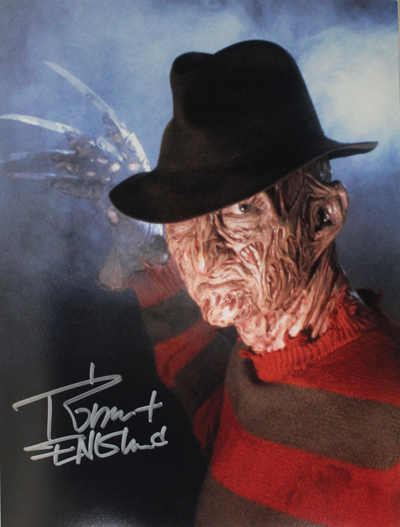 Robert Englund signed in Silver 16x12