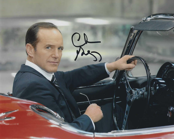 Clark Greg 10x8 signed in Black Agents of Shield