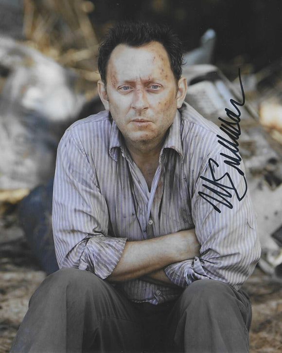 Michael Emerson 10x8 signed in Black LOST