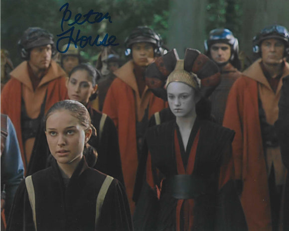 Peter House Signed In Blue The Phantom Menace