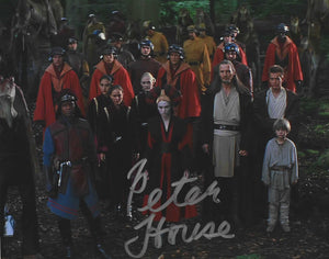 Peter House Signed In Silver The Phantom Menace