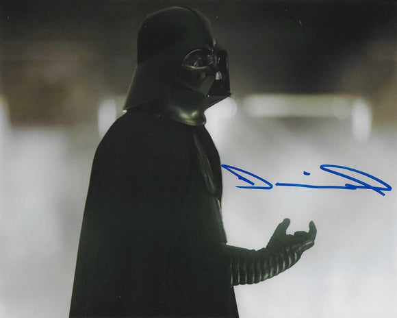 Caroline Blakiston & Dermot Crowley Signed In Blue Star wars Return Of The Jedi TOPPS IMAGE