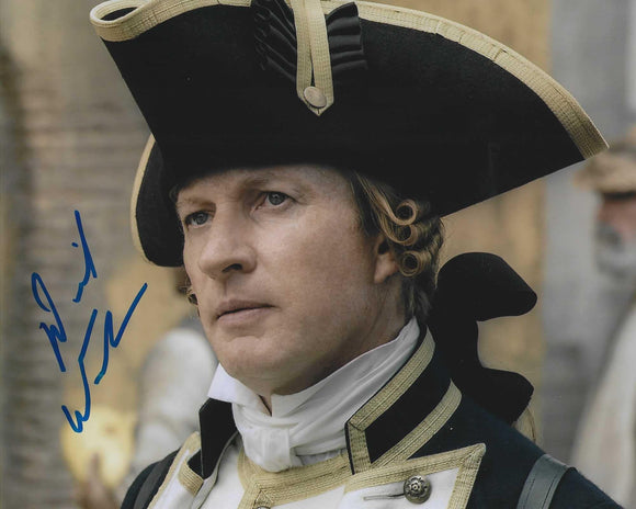 David Wenham Signed In Blue Pirates Of The Caribbean