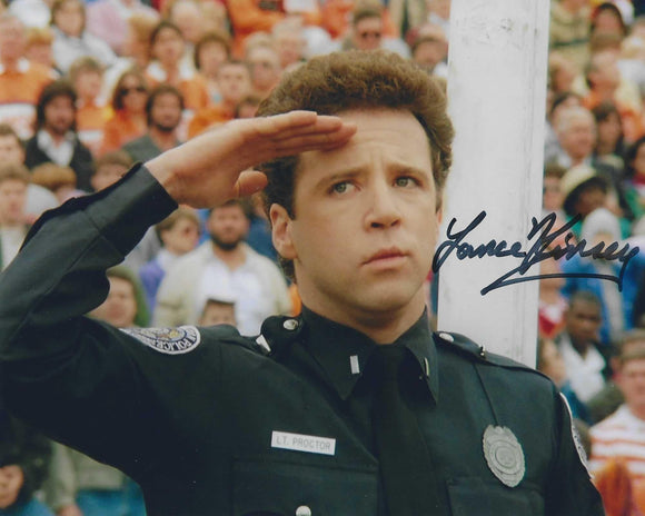 Lance Kinsey 10x8 signed in Black Police Academy