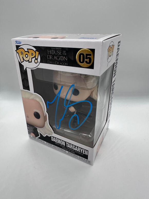 Matt Smith signed Funko signed in Blue paint pen. House of the Dragon
