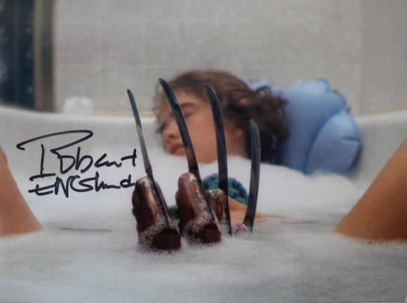 Robert Englund 16X12 Signed in Black Nightmare on Elm Street