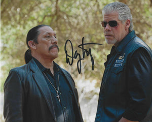 Danny Trejo signed 10x8 in Black sons of Anarchy