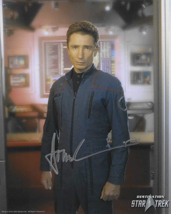 Dominic Keating 10x8 signed in Silver Star Trek