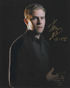 Iain DeCastecker Signed In Gold With Character Name S.H.I.E.L.D