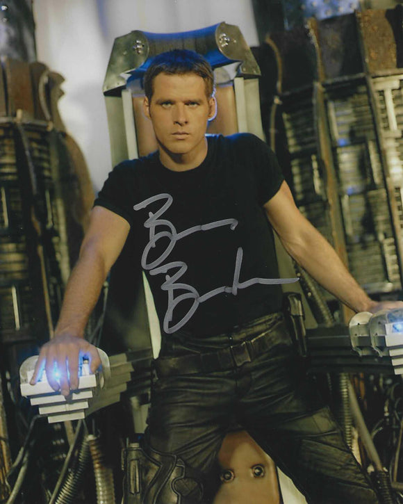 Ben Browder 10x8 signed in Silver Stargate