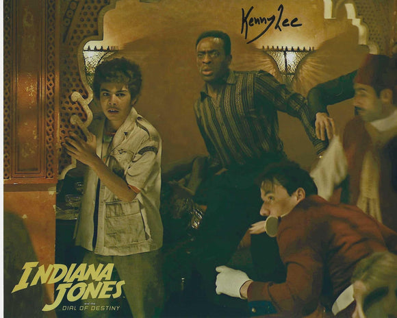 Kenny Lee 10x8 signed in Black Indiana Jones
