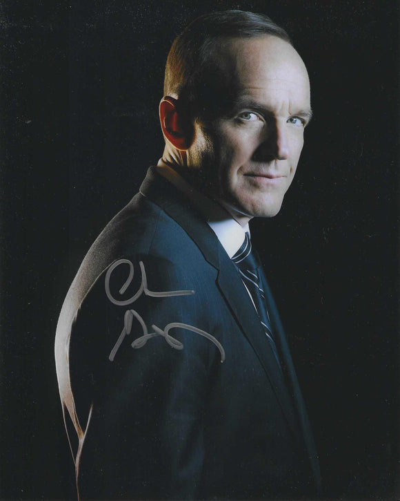 Clark Gregg signed 10x8 in Blue Agents of shield