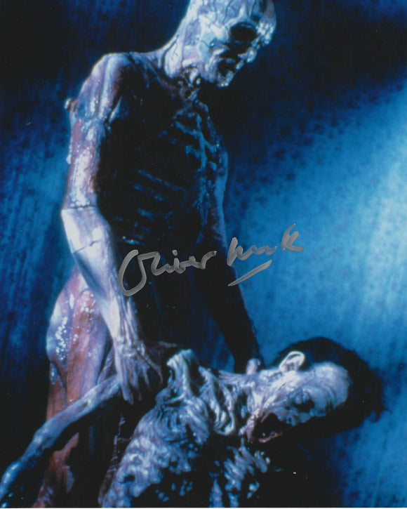 Oliver Smith 10x8 signed in Silver Hellraiser