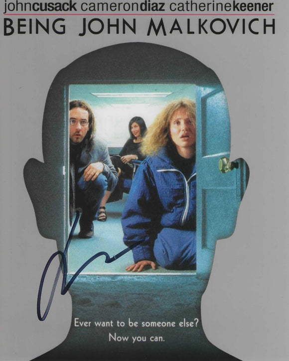 John Cusack 10x8 signed in Silver Being John Malkovich