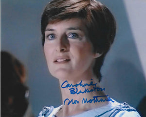 Caroline Blackiston Signed In Blue Star Wars Return Of The Jedi