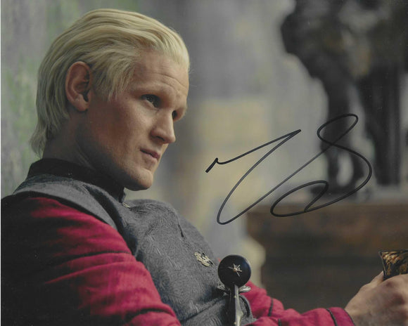 Matt Smith signed 10x8 in Black House of the Dragon