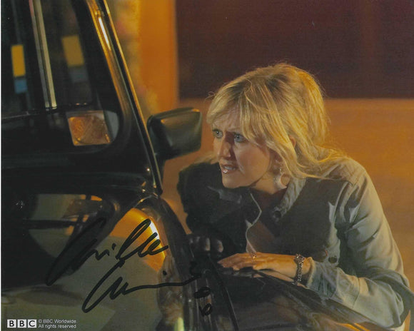 Camille Coduri 10x8 signed in Black Doctor Who