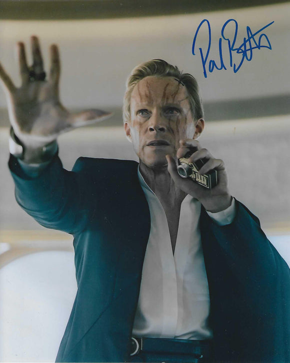 Paul Bettany 10x8 signed in Blue Solo