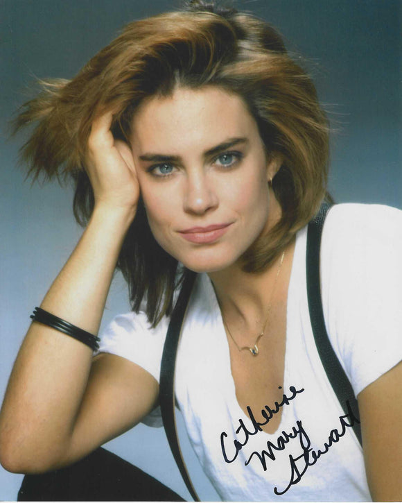 Catherine Mary Stewart 10x8 signed in Black Night of the Comets