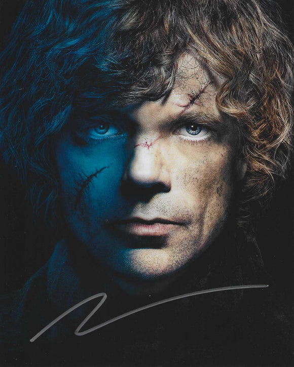 Peter Dinklage 10x8 signed in Silver Game Of Thrones