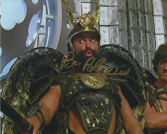 Brian Blessed 10x8 signed in Gold Flash Gordon