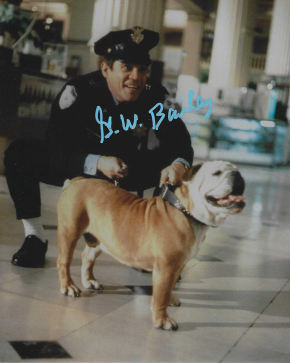 G.W. Baily 10x8 signed in Blue police academy