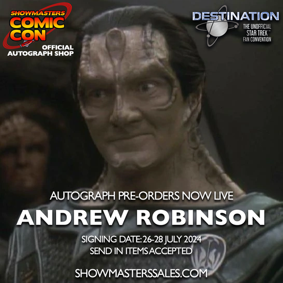 Andrew Robinson Pre-order DT2024