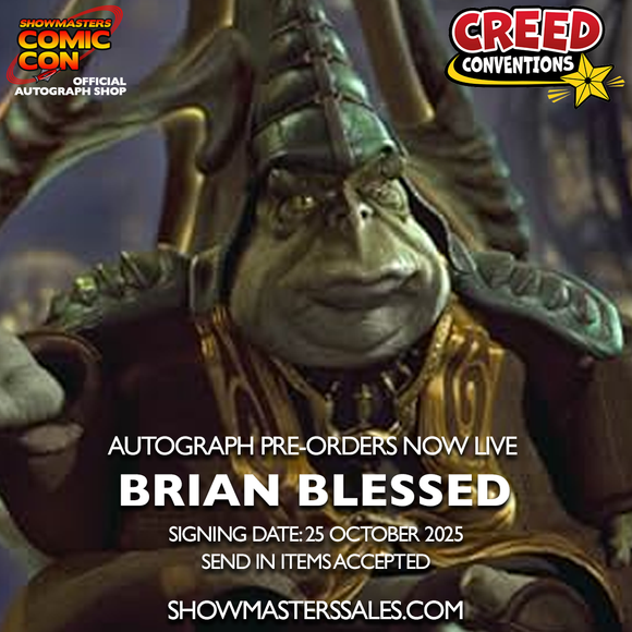 Brian Blessed Pre-order CREED EVENTS SHEFFIELD COMIC CON