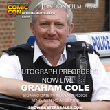 Graham Cole Pre-order London Film Fair November 2026 FFNOV26