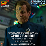 Chris Barrie Pre-order London Comic Con Spring LCCS2026