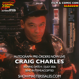 Craig Charles Pre-order Film and Comic Con Glasgow 2026 FCCG2026