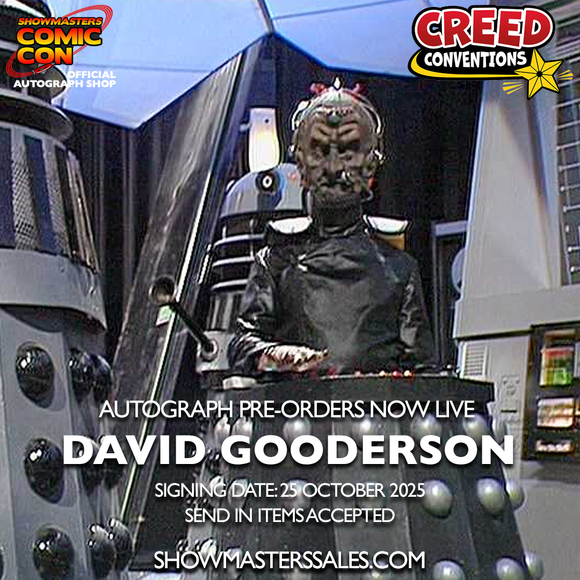 David Gooderson Pre-order CREED EVENTS SHEFFIELD COMIC CON